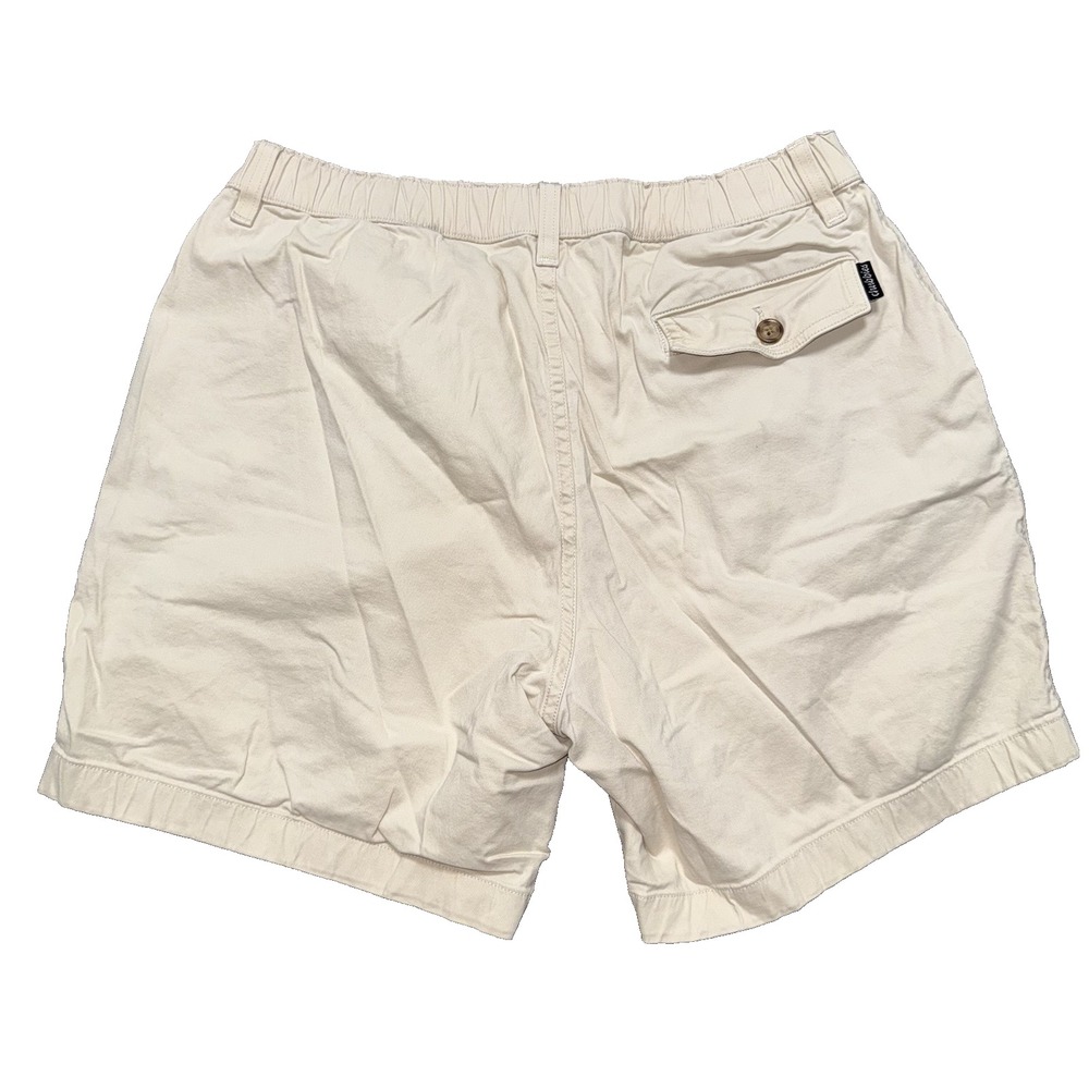 Chubbies The Originals Chino Shorts Men's Size Large 7" Inseam Beige Tan Preppy